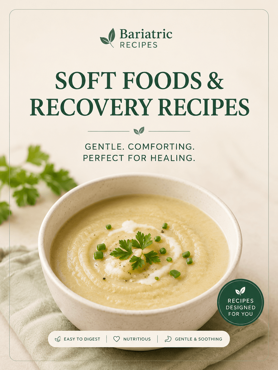 Soft Foods & Recovery Recipes e-book cover